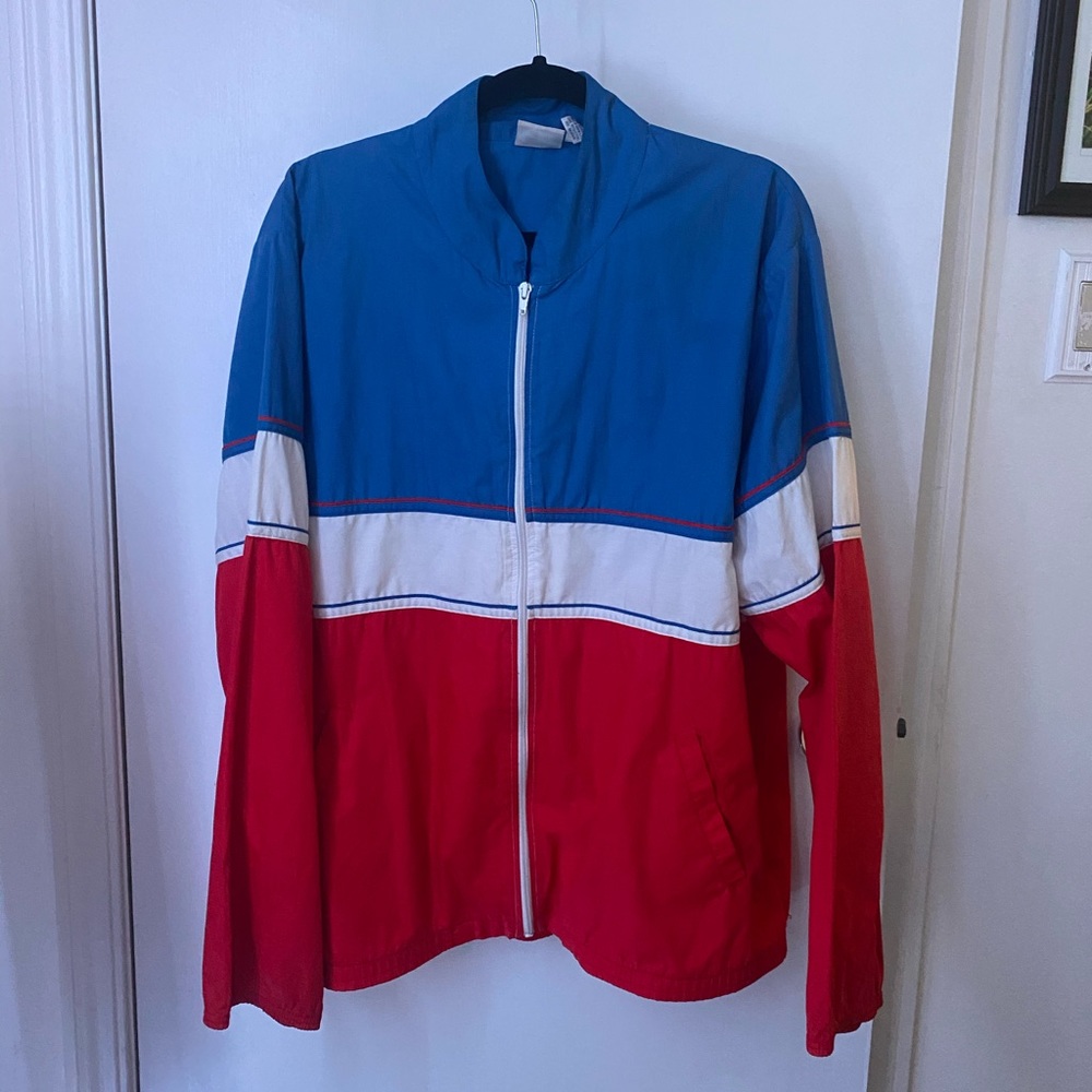 OCEANSIDE Red, White + Blue Lightweight Jacket